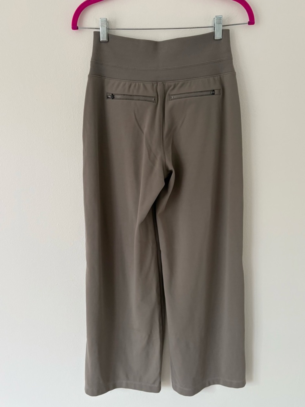 Athleta Dark Taupe Grey Venice High Rise Wide Leg Elastic Waist Pant Size XS - Picture 10 of 12